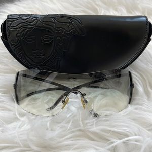 Versace Mod Sunglasses Black Temple Mod 2034